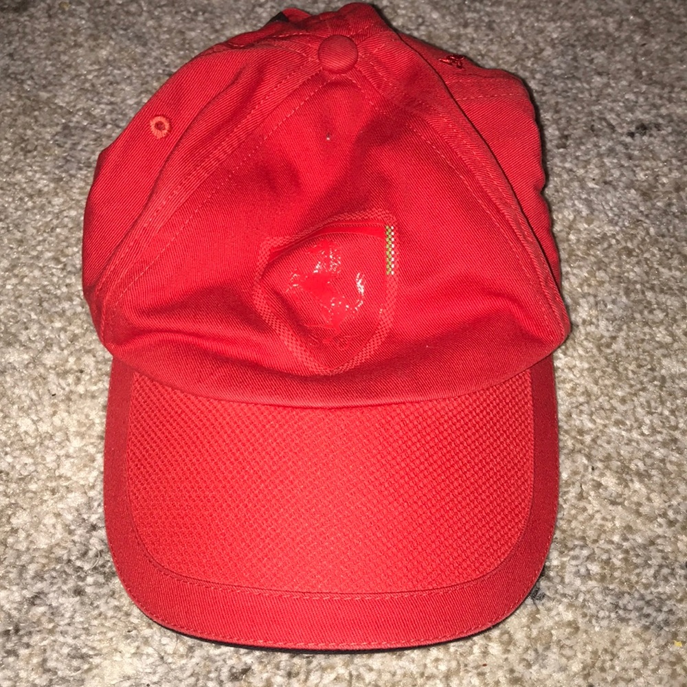 Puma Ferrari all red hat